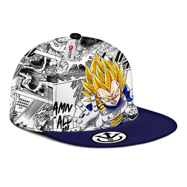 Vegeta Super Saiyan Snapback Hat Custom Dragon Ball Anime Hat Mix Manga