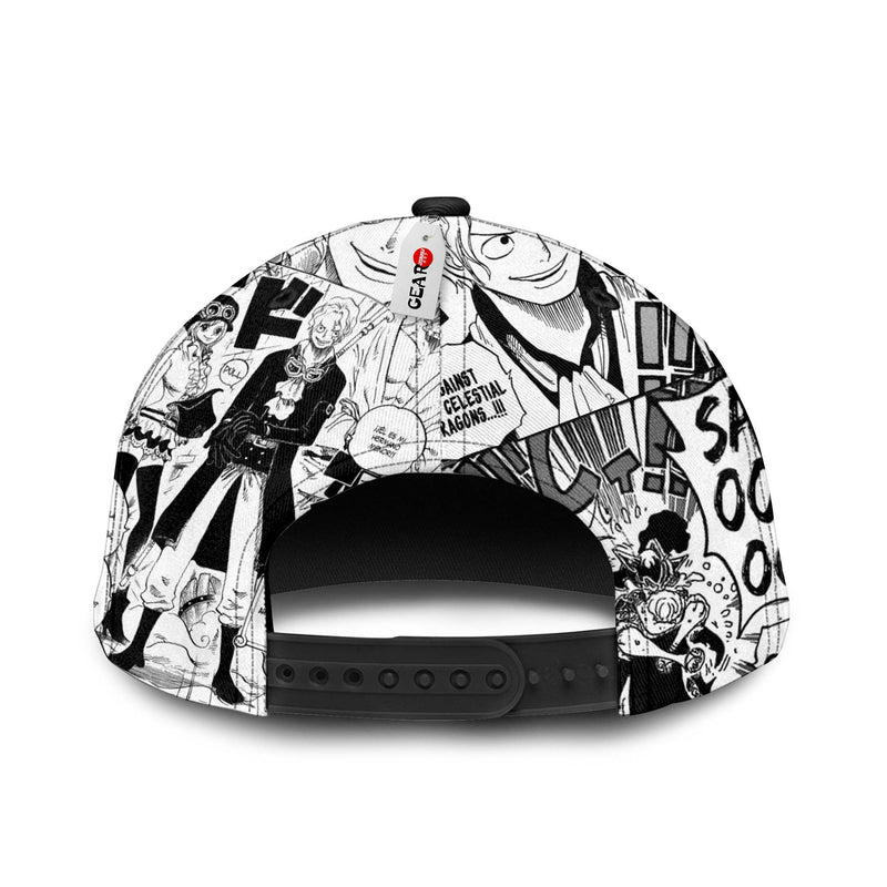 Sabo Snapback Hat Custom One Piece Anime Hat Mix Manga