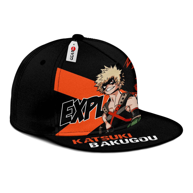 Katsuki Bakugou Hat Cap Anime Snapback Hat