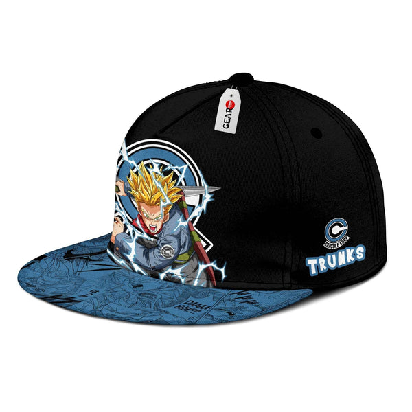 Future Trunks Cap Hat Custom Anime Dragon Ball Snapback