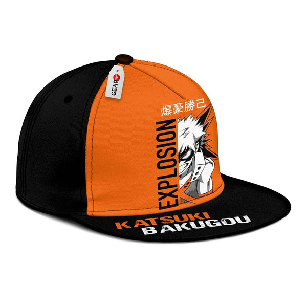 Katsuki Hat Cap Explosion Anime Snapback Hat