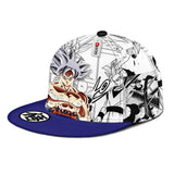 Goku Ultra Instinct Snapback Hat Custom Dragon Ball Anime Hat Mix Manga