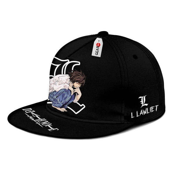 L Lawliet Hat Cap Anime Snapback Hat