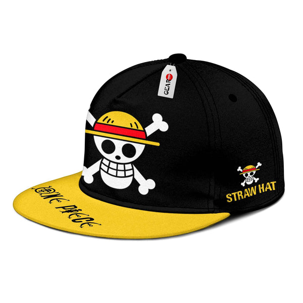 Straw Hat Pirates Hat Cap One Piece Anime Snapback Hat