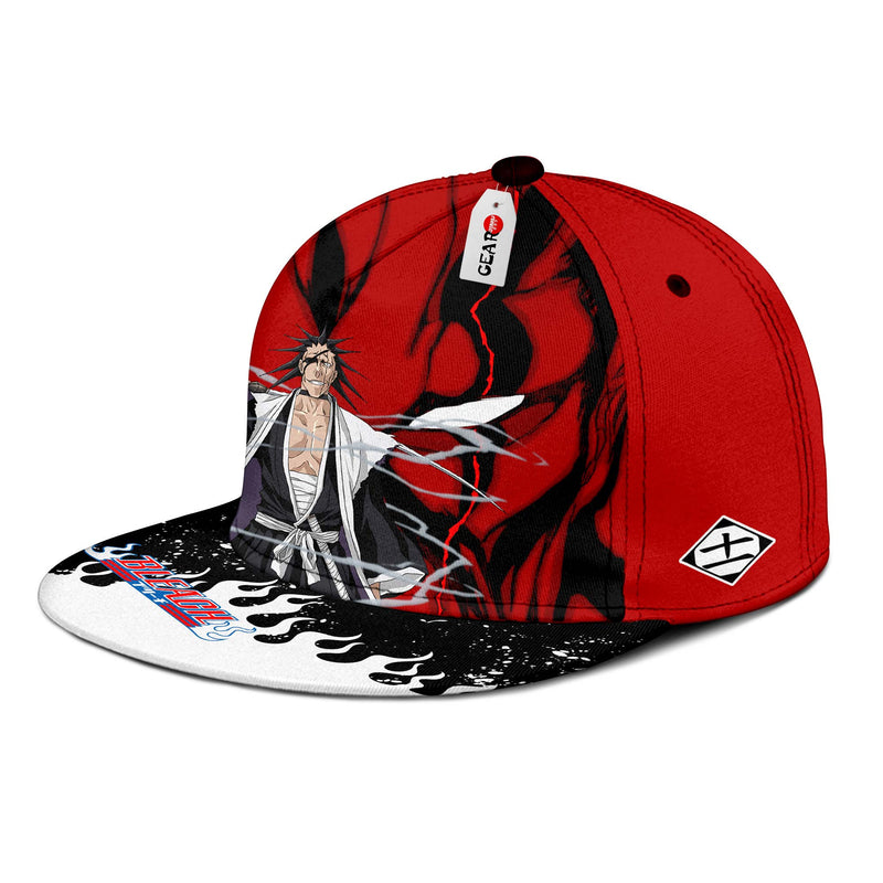 Kenpachi Zaraki Snapback Hat Custom BL Anime Hat