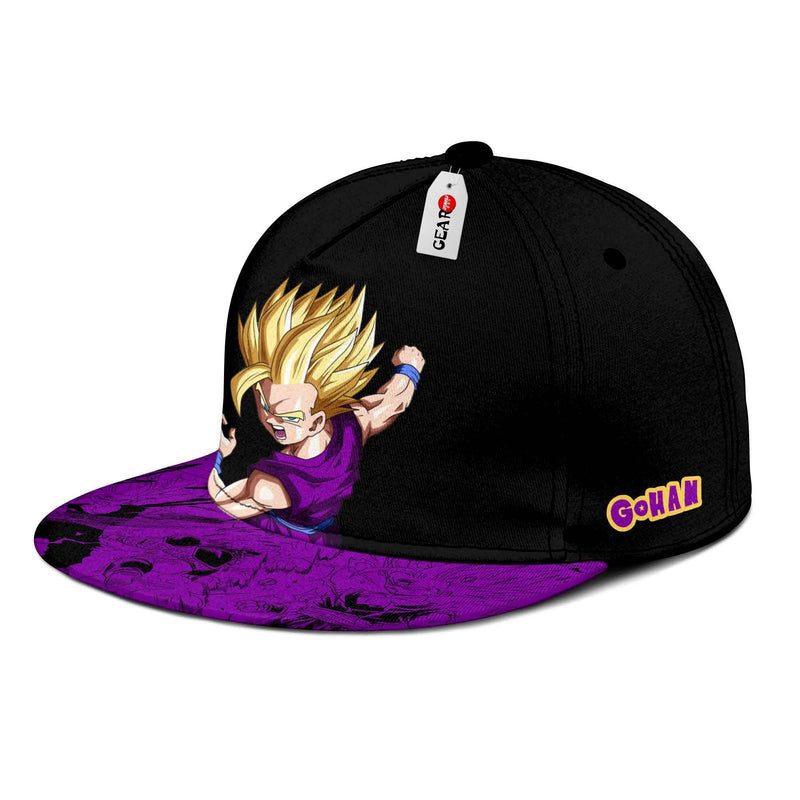 Gohan SSJ Cap Hat Custom Anime Dragon Ball Snapback