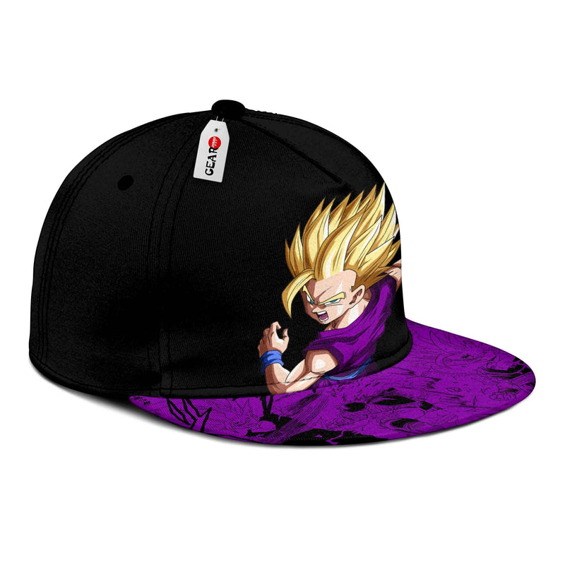 Gohan SSJ Cap Hat Custom Anime Dragon Ball Snapback