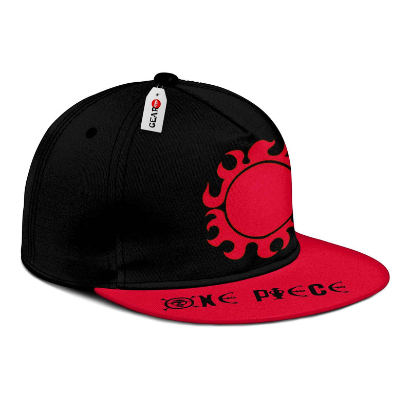 The Sun Pirates Hat Cap One Piece Anime Snapback Hat