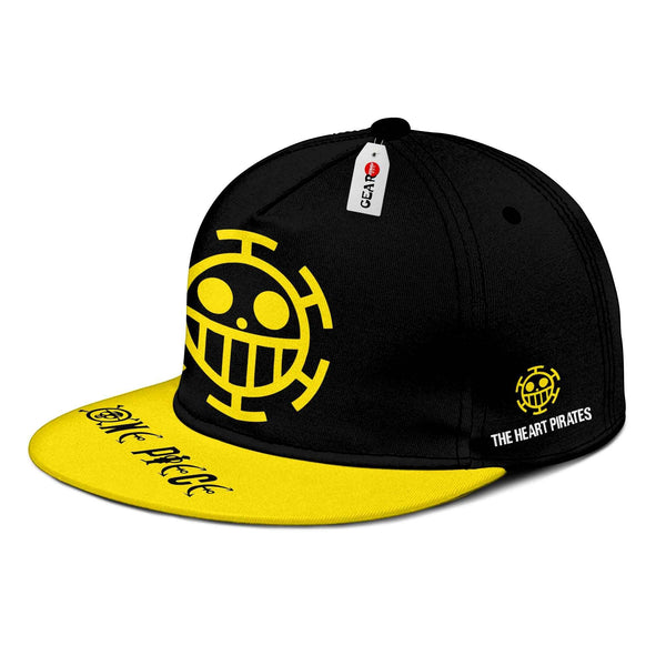 Heart Pirates Hat Cap One Piece Anime Snapback Hat