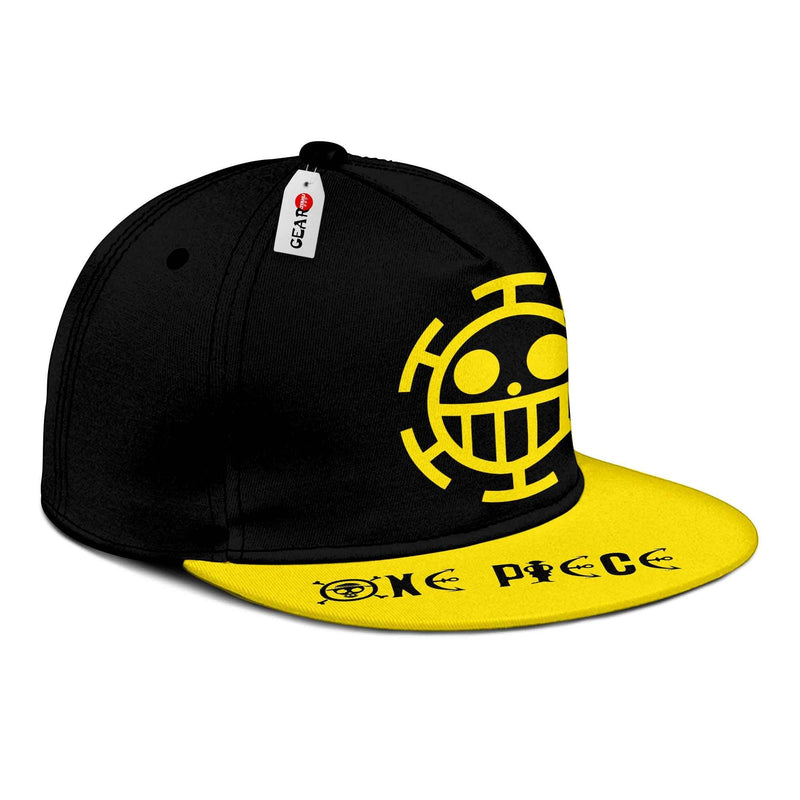 Heart Pirates Hat Cap One Piece Anime Snapback Hat