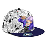 Trunks Snapback Hat Custom Dragon Ball Anime Hat Mix Manga