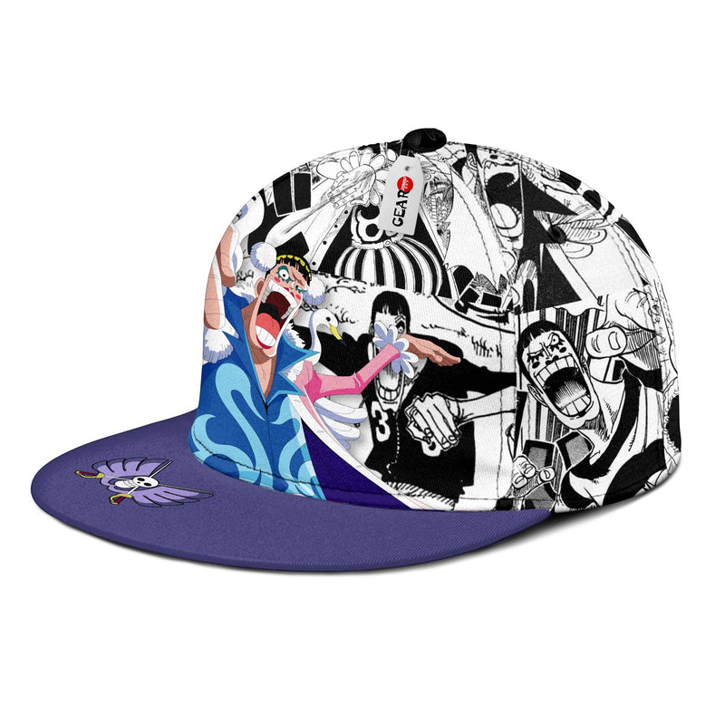 Bentham Snapback Hat Custom One Piece Anime Hat Mix Manga