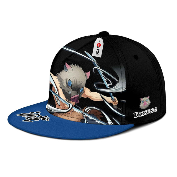 Inosuke Cap Hat Beast Breathing Anime Kimetsu Snapback