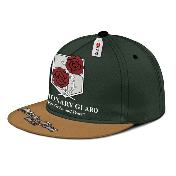 AOT Garrison Snapback Hat Custom Shingeki Anime Hat