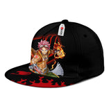 Natsu Dragneel Snapback Hat Custom Fairy Tail Anime Hat