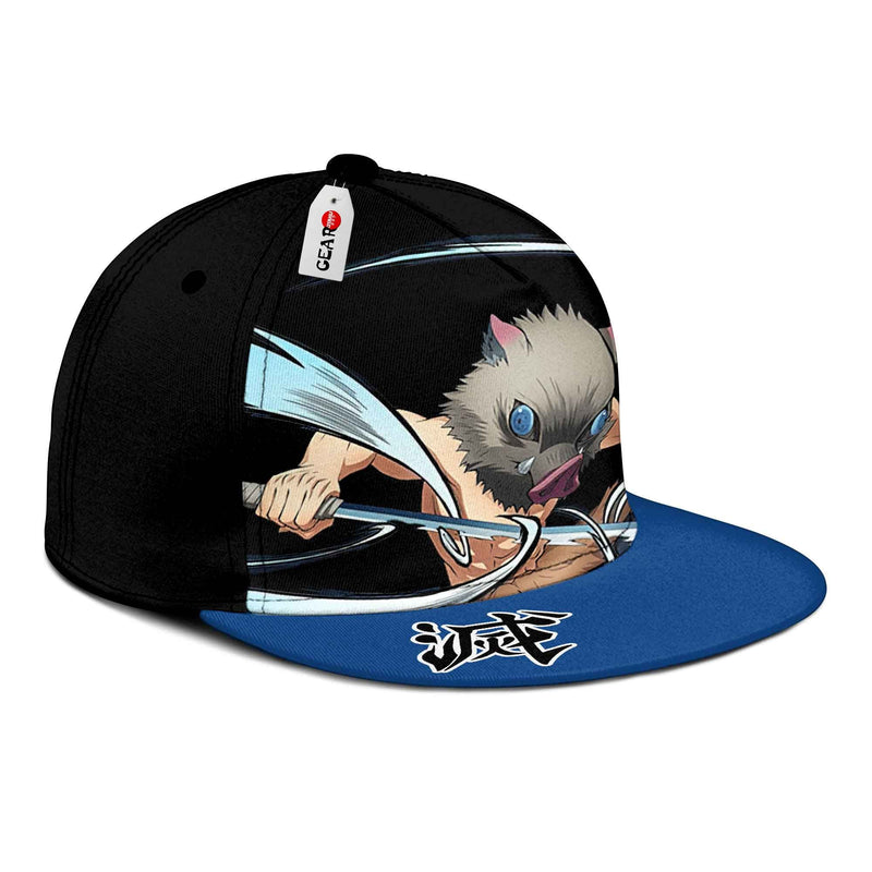 Inosuke Cap Hat Beast Breathing Anime Kimetsu Snapback