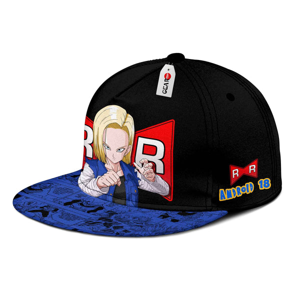 Android 18 Cap Hat Custom Anime Dragon Ball Snapback