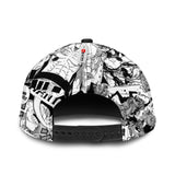 Edward Newgate Snapback Hat Custom One Piece Anime Hat Mix Manga