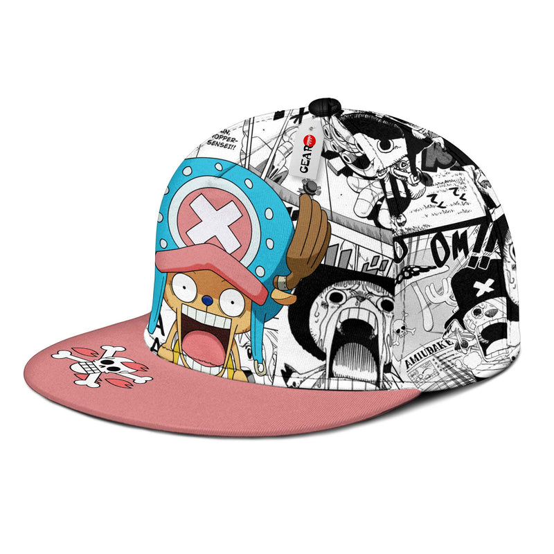 Tony Tony Chopper Snapback Hat Custom One Piece Anime Hat Mix Manga