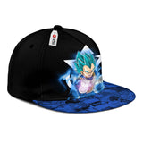 Vegeta Blue Cap Hat Custom Anime Dragon Ball Snapback