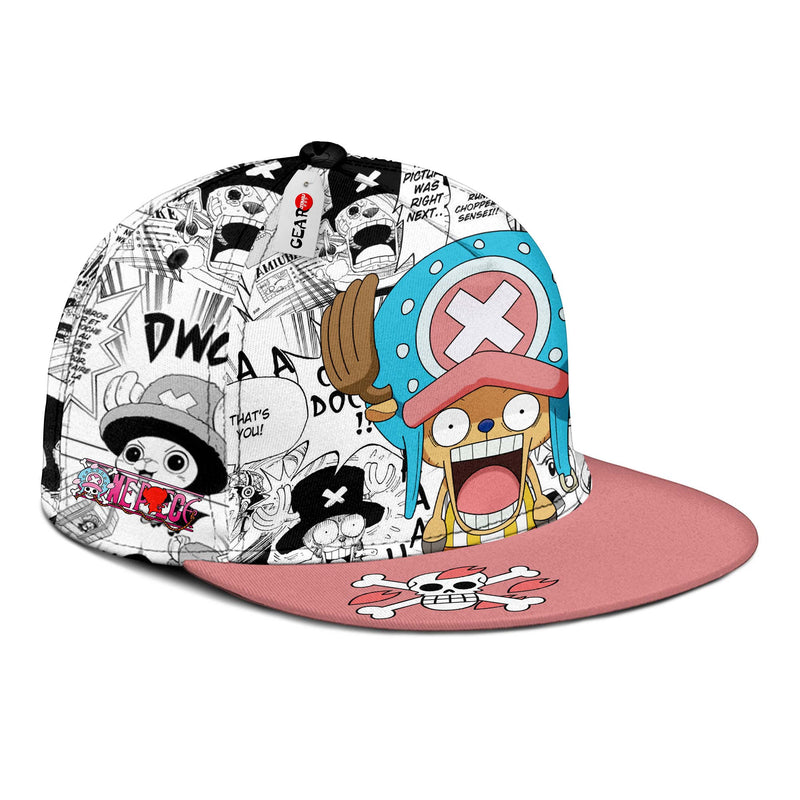 Tony Tony Chopper Snapback Hat Custom One Piece Anime Hat Mix Manga