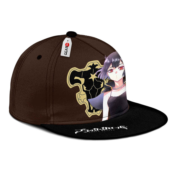 Secre Swallowtail Snapback Hat Custom Black Clover Anime Hat