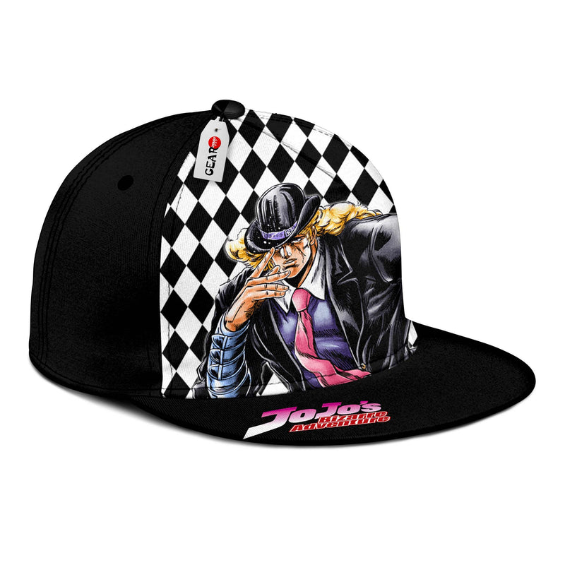 Robert EO Speedwagon Snapback Hat Custom Anime Hat