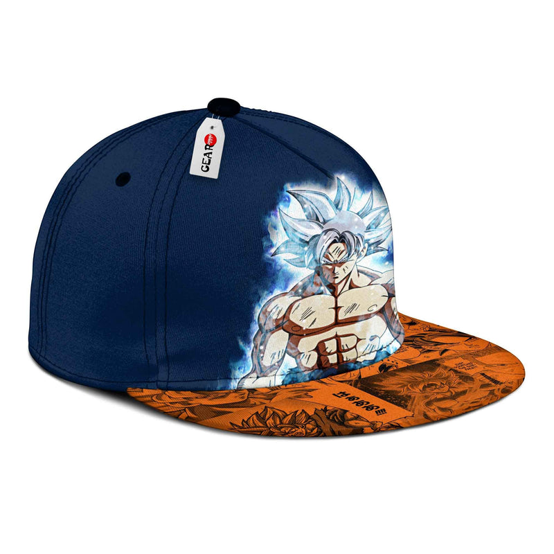 Goku Ultra Instinct Cap Hat Custom Anime Dragon Ball Snapback