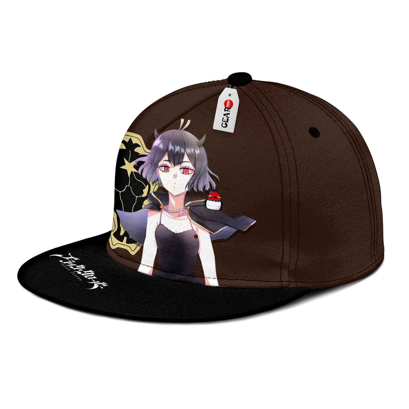 Secre Swallowtail Snapback Hat Custom Black Clover Anime Hat