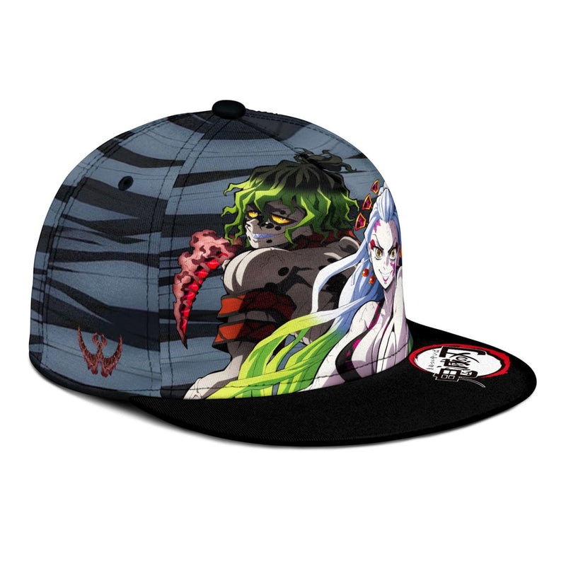 Gyutaro and Daki Snapback Hat Custom Kimetsu Anime Hat