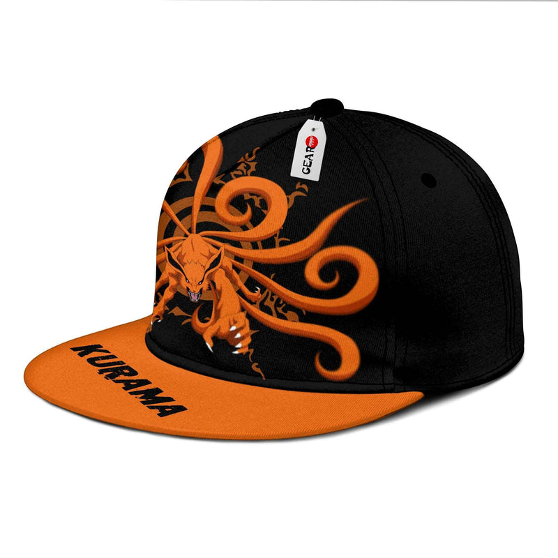 Kurama Snapback Hat Custom Anime Hat