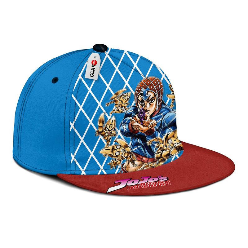 Guido Mista Snapback Hat Custom Anime Hat