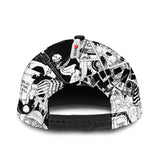 Brook Snapback Hat Custom One Piece Anime Hat Mix Manga