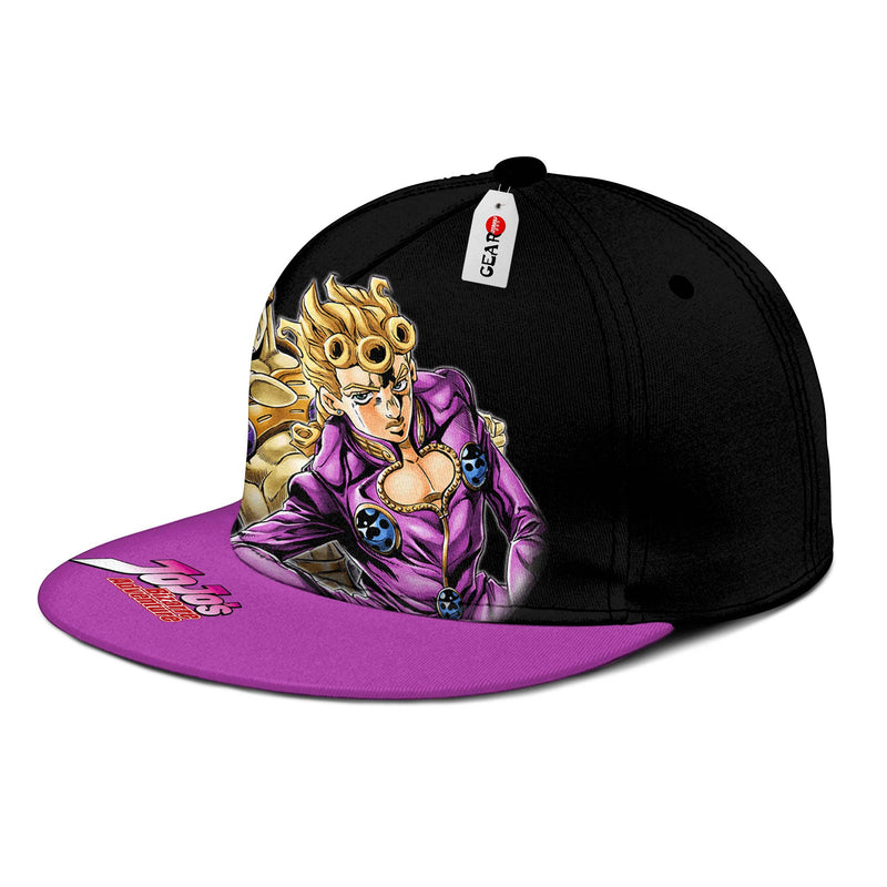 Giorno Giovanna Snapback Hat Custom Anime Hat