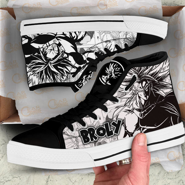 Super Broly High Top Shoes Anime Manga Sneakers