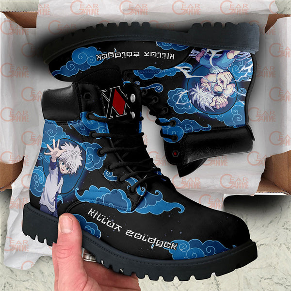 Killua Zoldyck Boots Shoes Anime Leather Casual