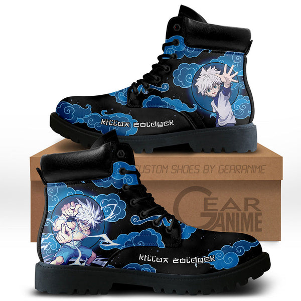 Killua Zoldyck Boots Shoes Anime Leather Casual