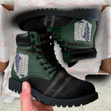 Shingeki Survery Corps Boots Shoes Anime Leather Casual