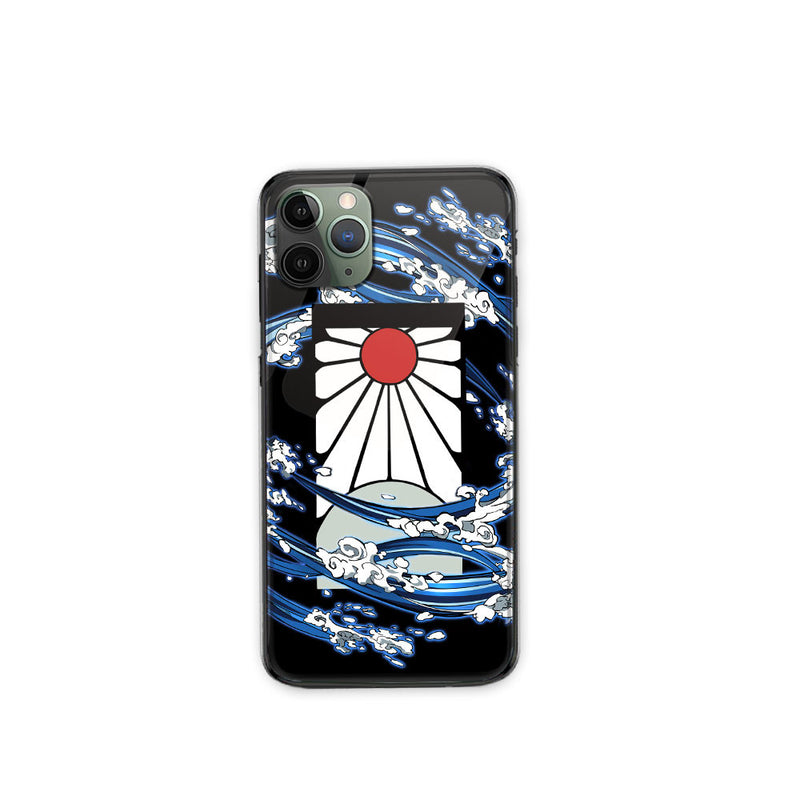 Tanjiro Hanafuda Water Breathing Anime Custom Led Phone Case PT2605