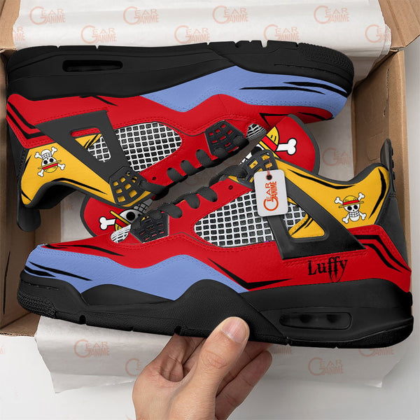 Luffy J4 Sneakers Uniform One Piece Personalized Shoes