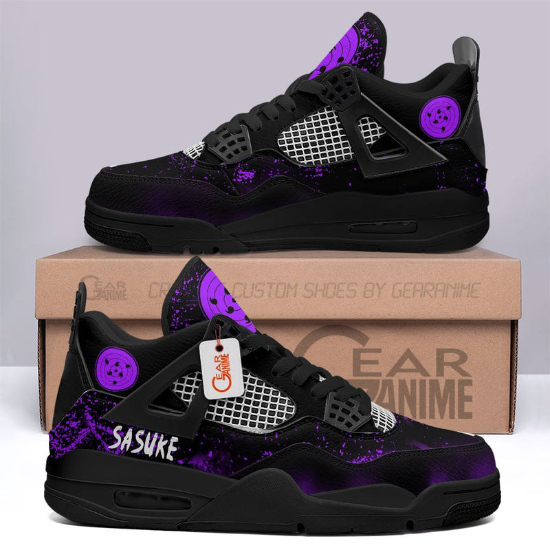 Sasuke's Rinnegan J4 Sneakers Personalized Shoes