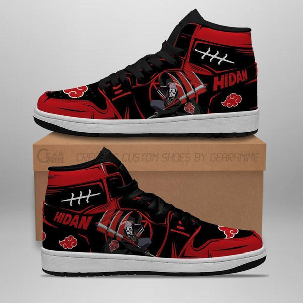 Hidan J1 Sneakers Anime Akatsuki Symbol Costume