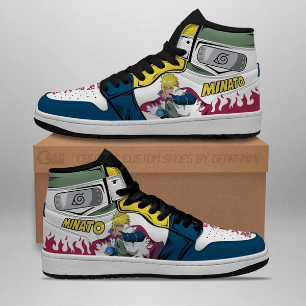 Minato Namikaze J1 Sneakers Anime Symbol Costume