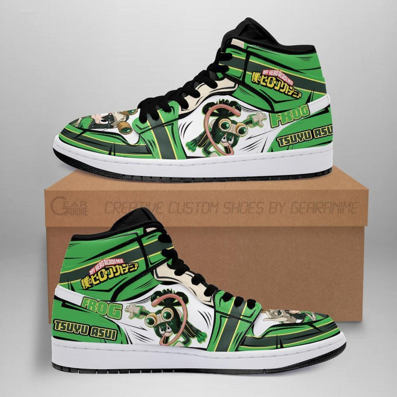 Tsuyu Asui J1 Sneakers Anime