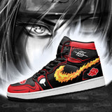 Akatsuki Itachi Fire Jutsu J1 Sneakers Anime Shoes