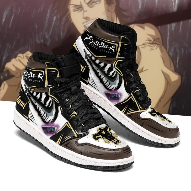 Black Bull Yami Sukehiro's Sword J1 Sneakers Anime