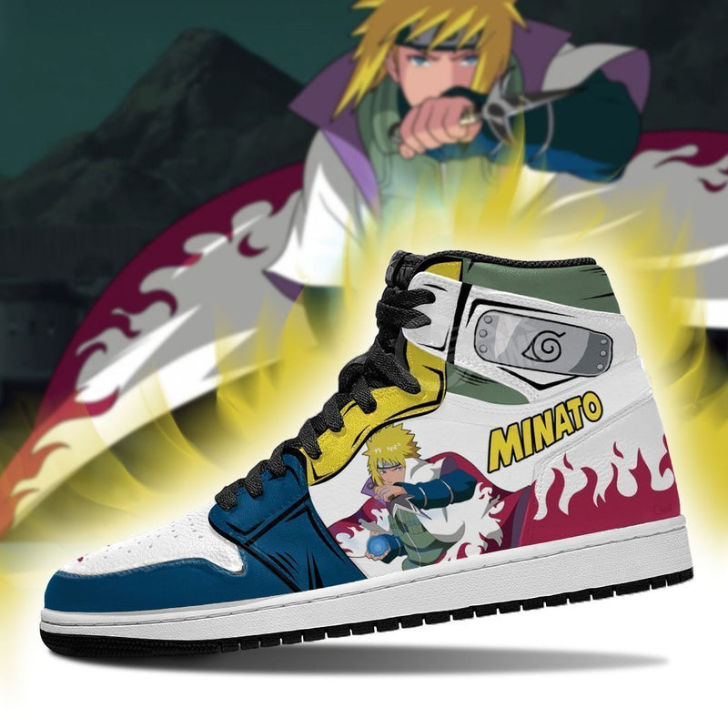 Minato Namikaze J1 Sneakers Anime Symbol Costume