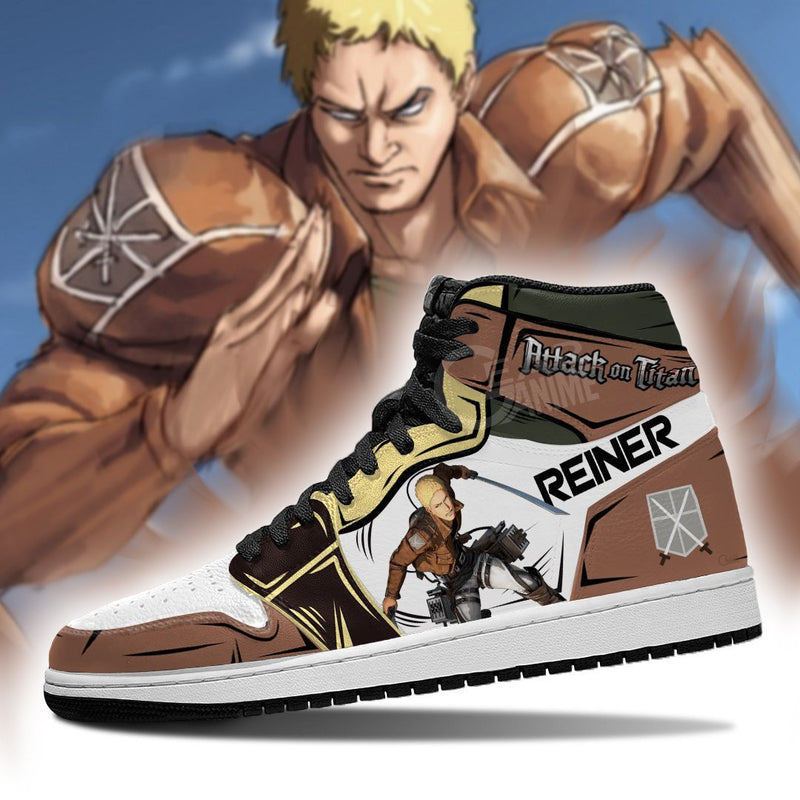 Reiner Braun J1 Sneakers Anime Shingeki MN08