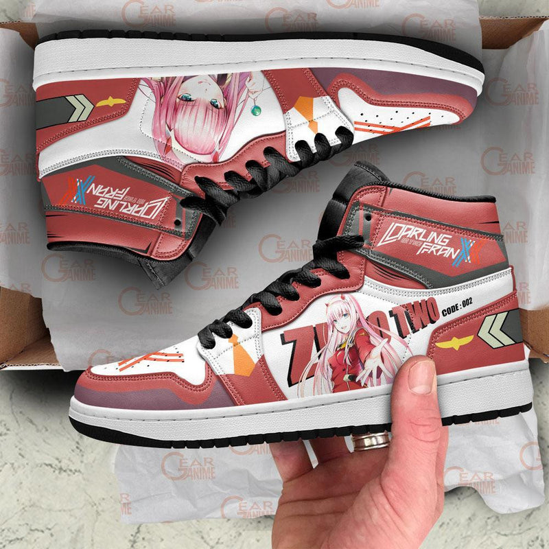 Code 002 Zero Two J1 Sneakers Anime