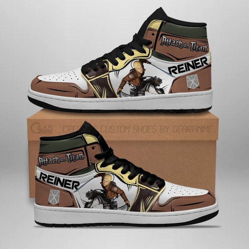 Reiner Braun J1 Sneakers Anime Shingeki MN08